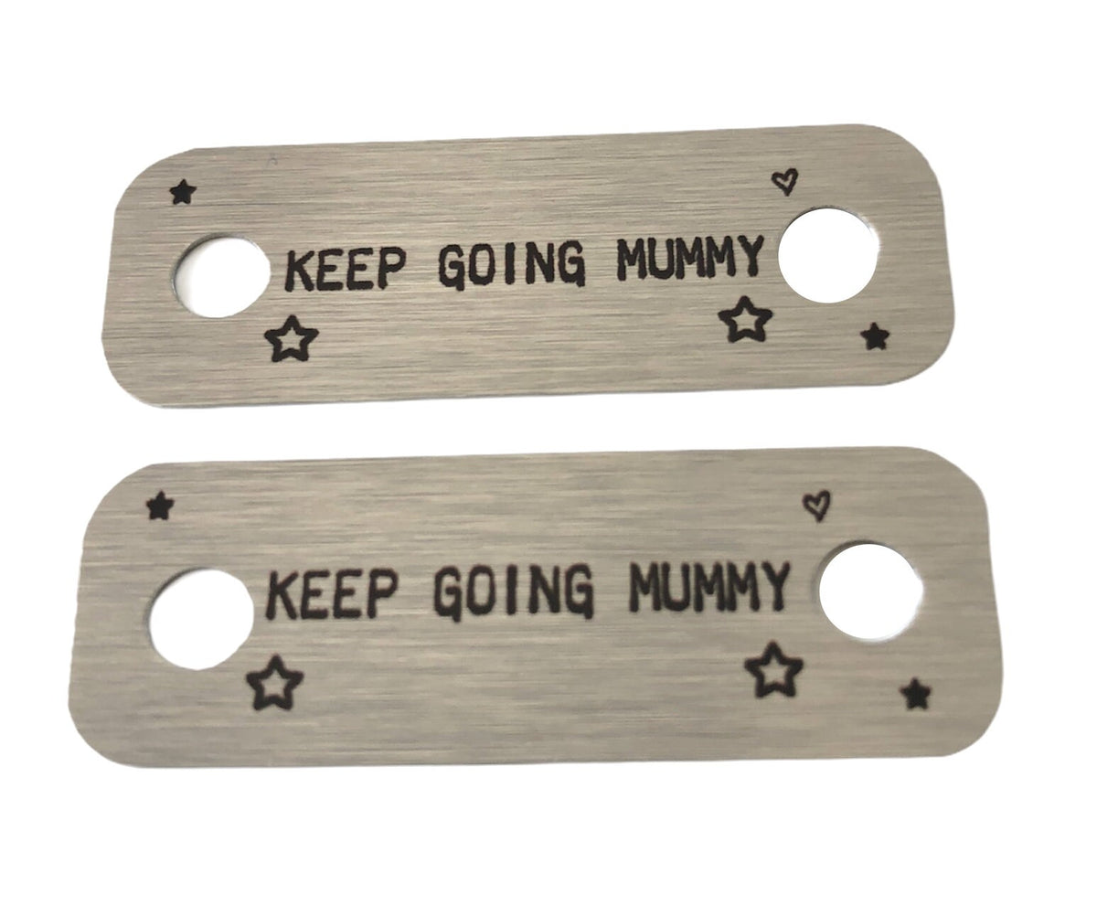 Personalised Pair Of Metal Trainer Tags - Wholesale Quantities