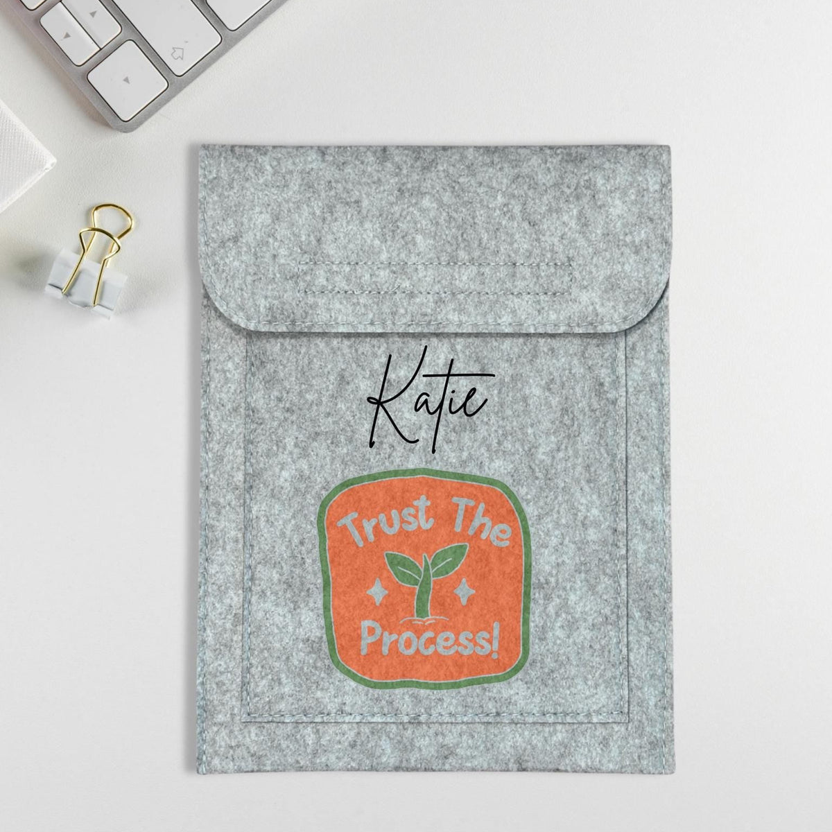 Personalised Trust The Process Weight Loss Club Book Pouch