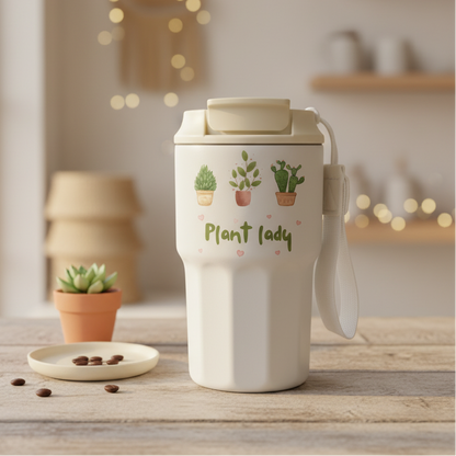 Plant Lady Travel Tumbler Mug
