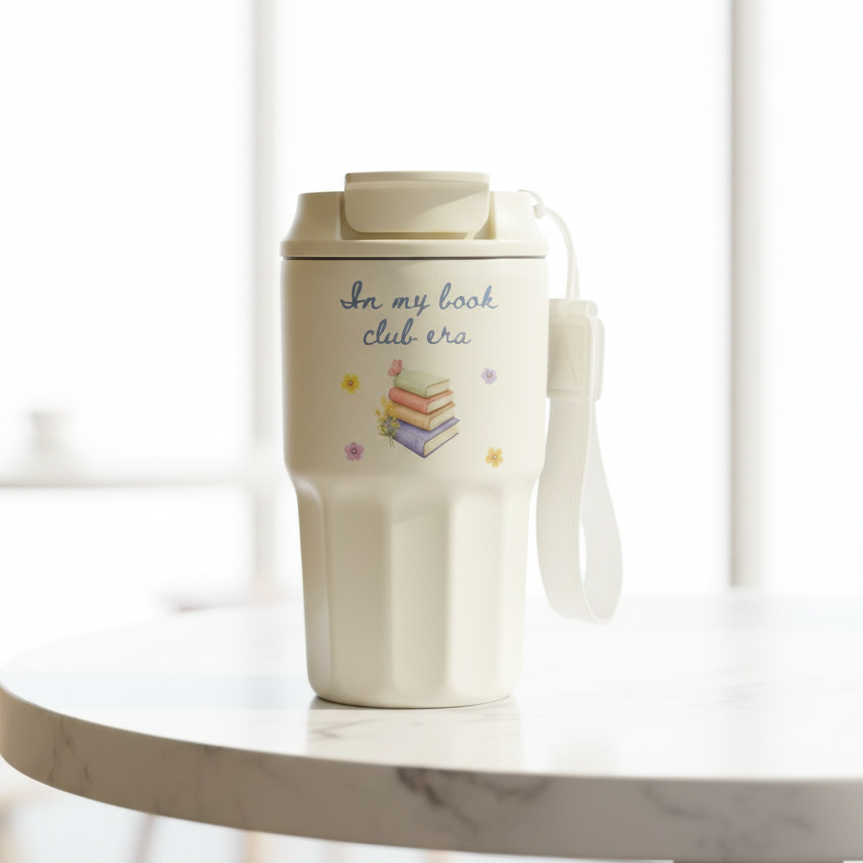In My Book Club Era Travel Hot Cold Drink Cup