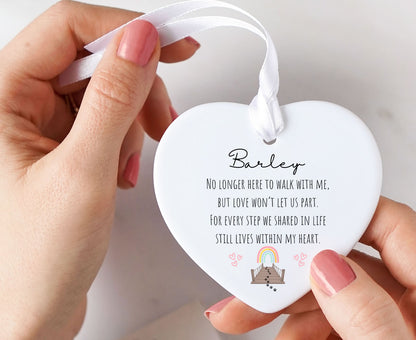 Personalised Pet Loss Memorial Ceramic Keepsake