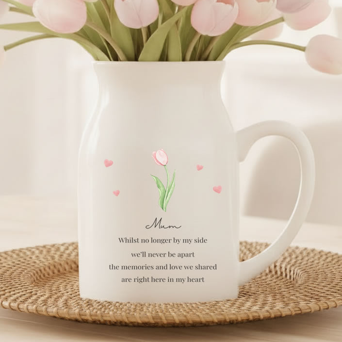 Personalised Memorial In Memory Poem Ceramic Vase