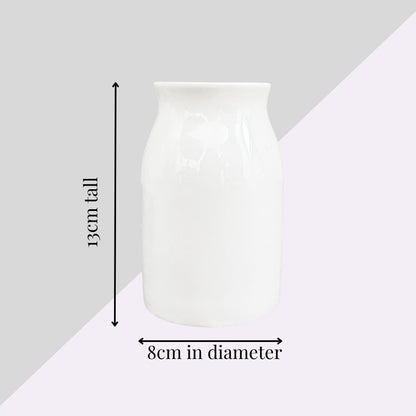 Personalised Handpicked With Love Ceramic Vase