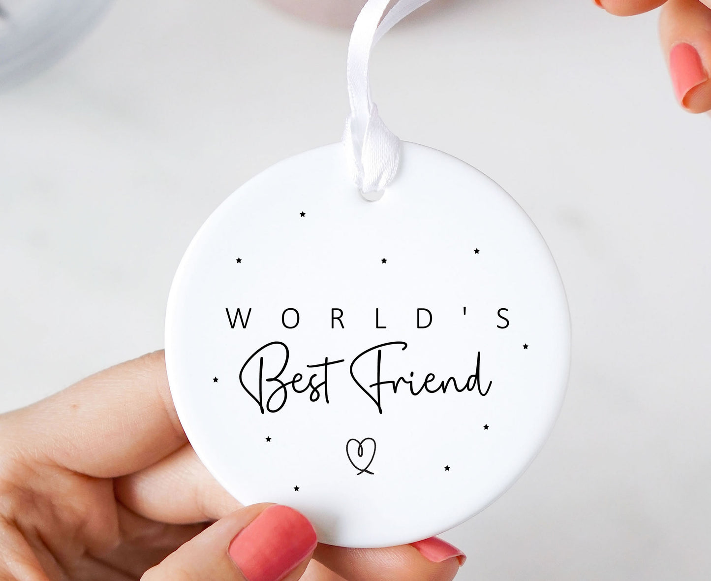 World's Best Friend Sentimental Ceramic Keepsake Ornament