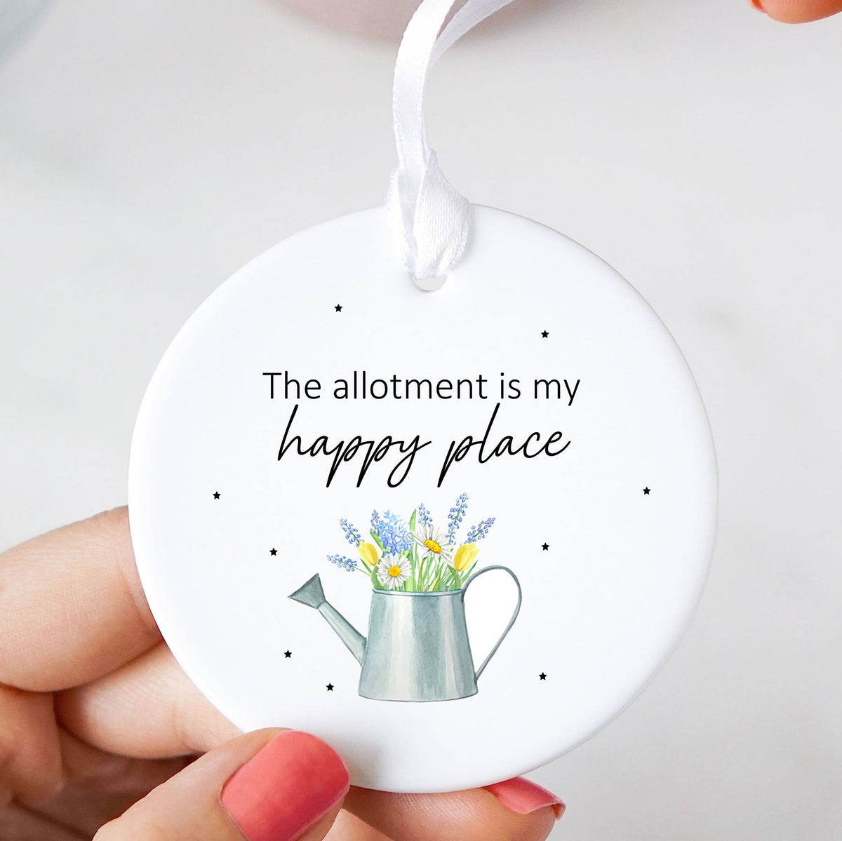 Gardeners Ceramic Keepsake Ornament - Watering Can