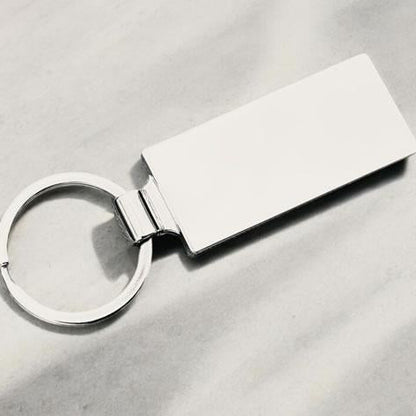 Personalised Dad Sentimental Poem Metal Keyring