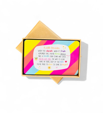 Inspirational Rhyming Poem Wording Wallet Card
