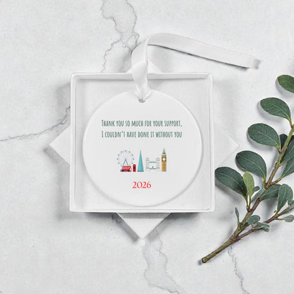 Personalised Marathon Wording Runner Supporters Thank You Gift
