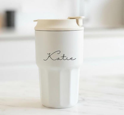 Personalised Name Script Font Travel Mug