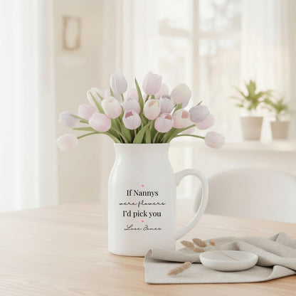 Personalised Ceramic Vase For Nanny | Grandma
